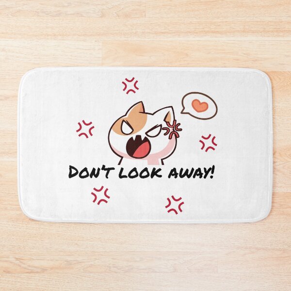 Item preview, Don't Look Away! - Angry Kawaii Cat designed and sold by Rehnair.