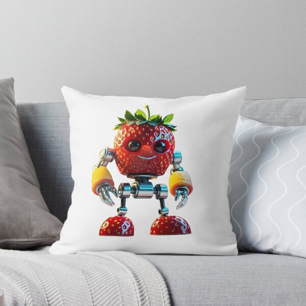 Item preview, Fragolix Cute Strawberry Cyborg Mecha Robot designed and sold by Sem Bregs.