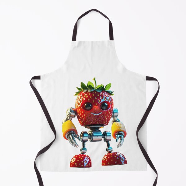 Item preview, Fragolix Cute Strawberry Cyborg Mecha Robot designed and sold by Sem Bregs.