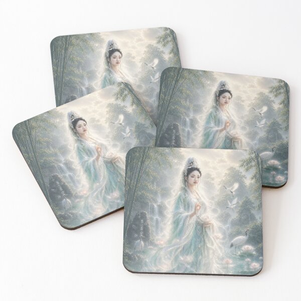 Item preview, Guanyin - The Listening Mist designed and sold by SilverSpring55.