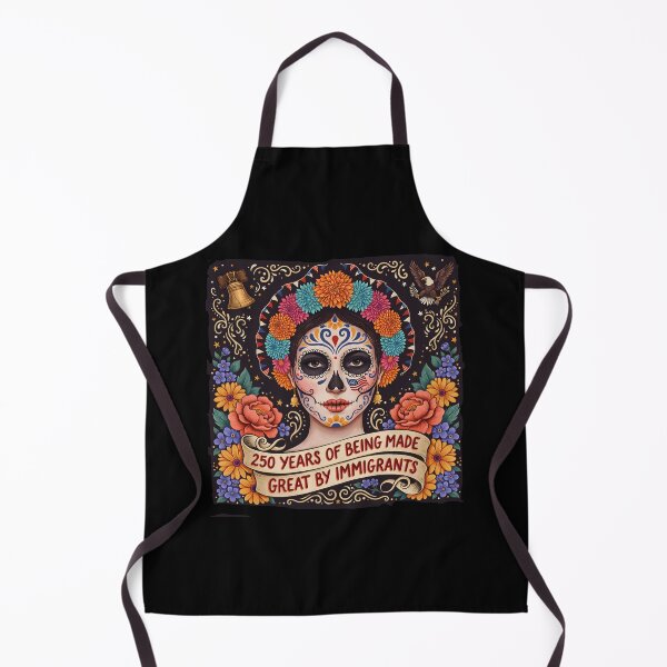 Item preview, 250 Years Made Great By Immigrants Heritage Inspired Sugar Skull Lady designed and sold by Redgiant87x.