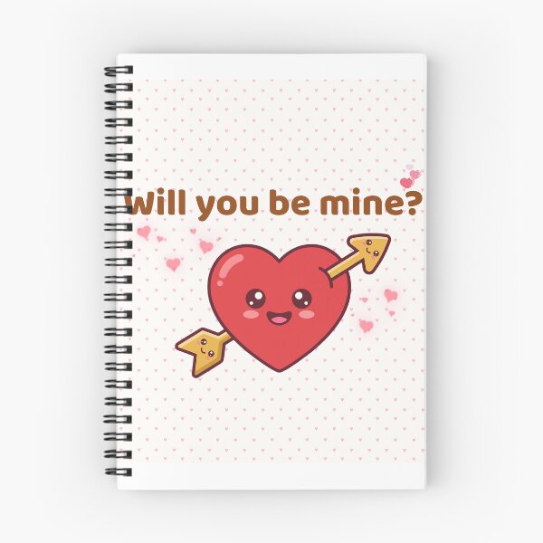 Item preview, Will You Be Mine? - Cute Kawaii Heart and Arrow designed and sold by Rehnair.