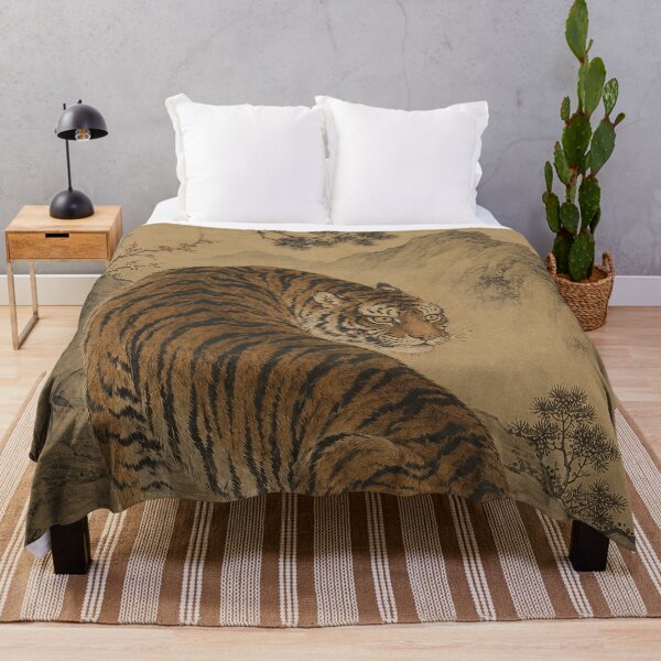 Item preview, Korean Tiger | Joseon Ink Painting | Traditional Asian Wall Art designed and sold by AlaisMathieu.
