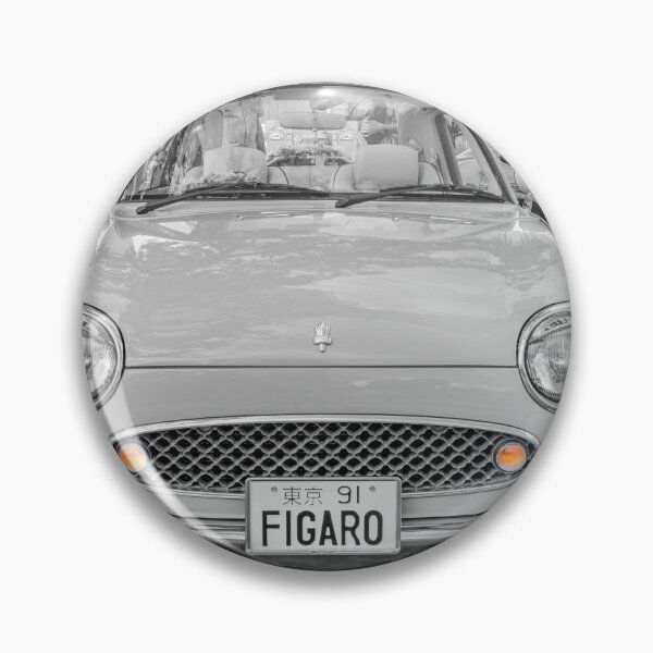 Item preview, Monochrome 1991 Nissan Figaro Boutique JDM Coupe Fine Art Poster designed and sold by RichFrancoCars.