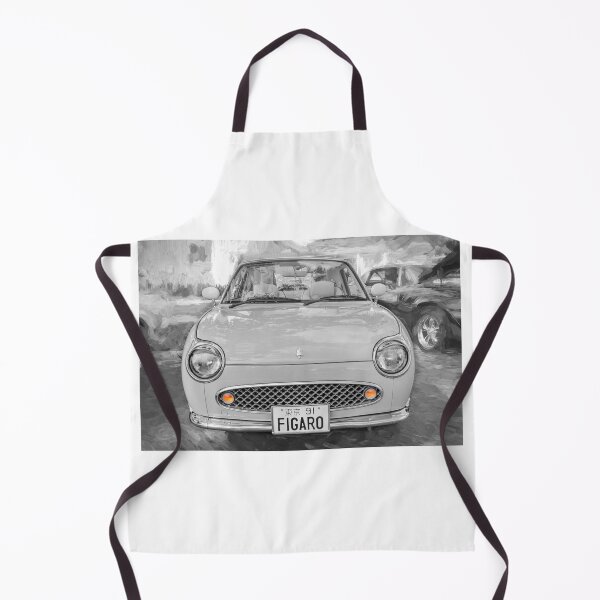 Item preview, Monochrome 1991 Nissan Figaro Boutique JDM Coupe Fine Art Poster designed and sold by RichFrancoCars.