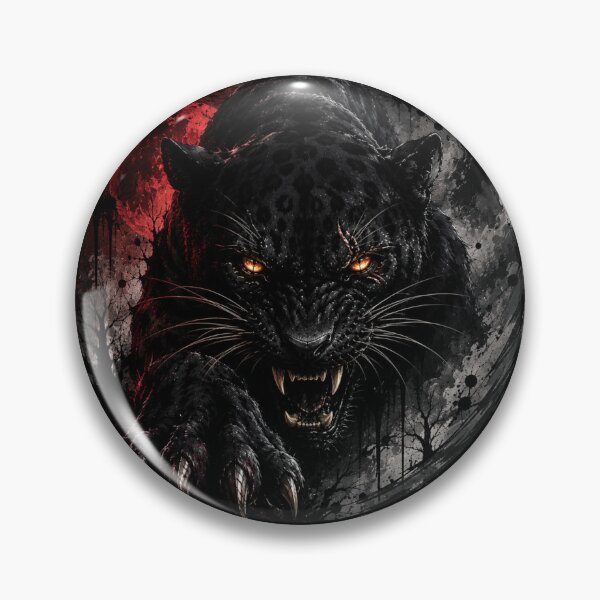 Item preview, Black panther, Angry black panther, Beautiful black panther designed and sold by PatternFly.