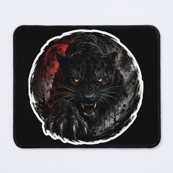 Item preview, Black panther, Angry black panther, Beautiful black panther designed and sold by PatternFly.