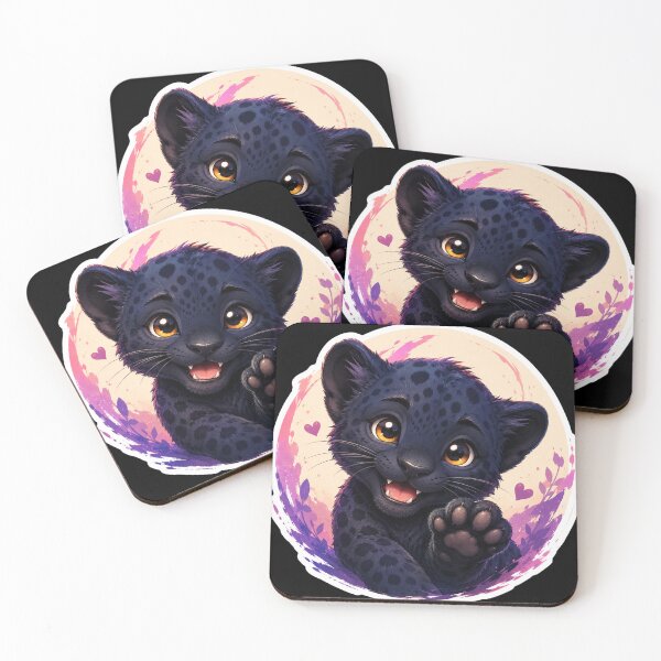 Artikelvorschau, Niedlicher schwarzer Panther, Wunderschöner schwarzer Panther entworfen und verkauft von PatternFly.