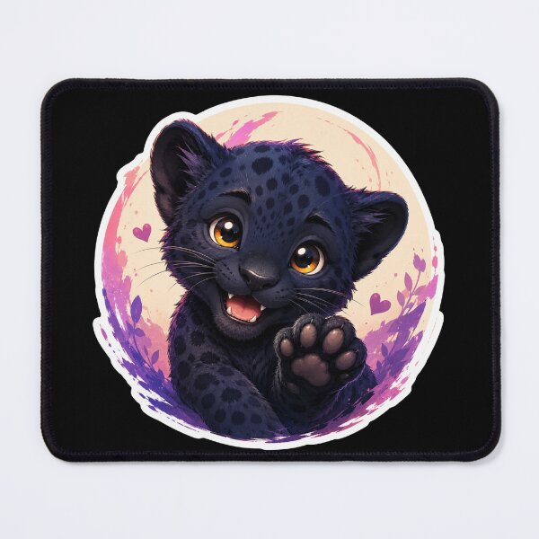 Item preview, Cute Black panther, Beautiful black panther designed and sold by PatternFly.