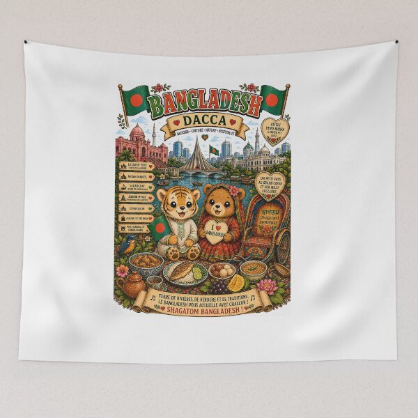 Item preview, Bangladesh Dhaka – Rivers, Colors and Traditions designed and sold by Cifi64.