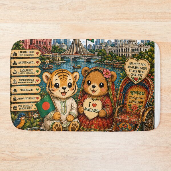 Item preview, Bangladesh Dhaka – Rivers, Colors and Traditions designed and sold by Cifi64.