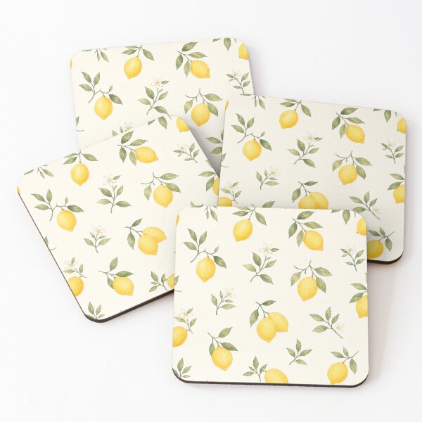 Item preview, Italian Lemon Watercolor Seamless Pattern designed and sold by AlaisMathieu.