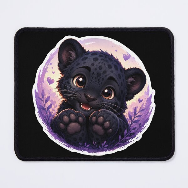 Item preview, Cute Black panther, Beautiful black panther designed and sold by PatternFly.