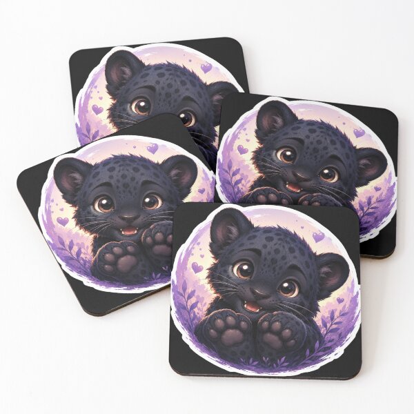 Item preview, Cute Black panther, Beautiful black panther designed and sold by PatternFly.