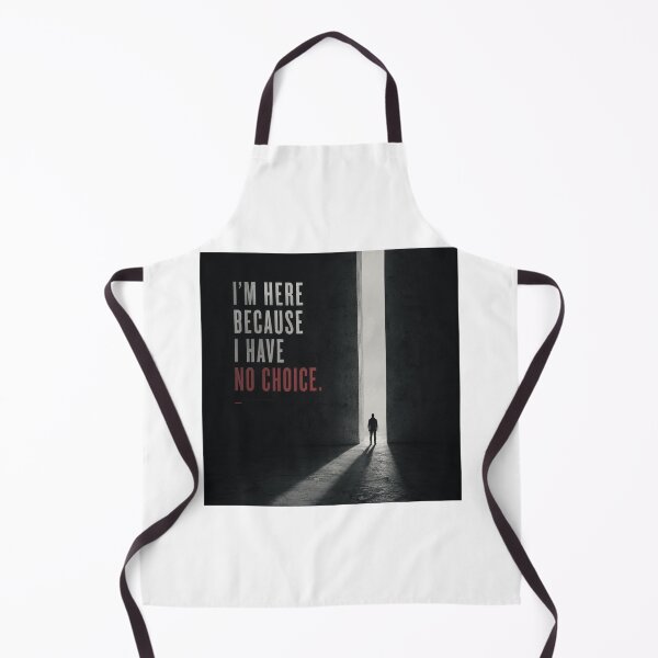 Item preview, I'm Here Because I Have No Choice Dark Concrete Corridor Art designed and sold by Leogasup.