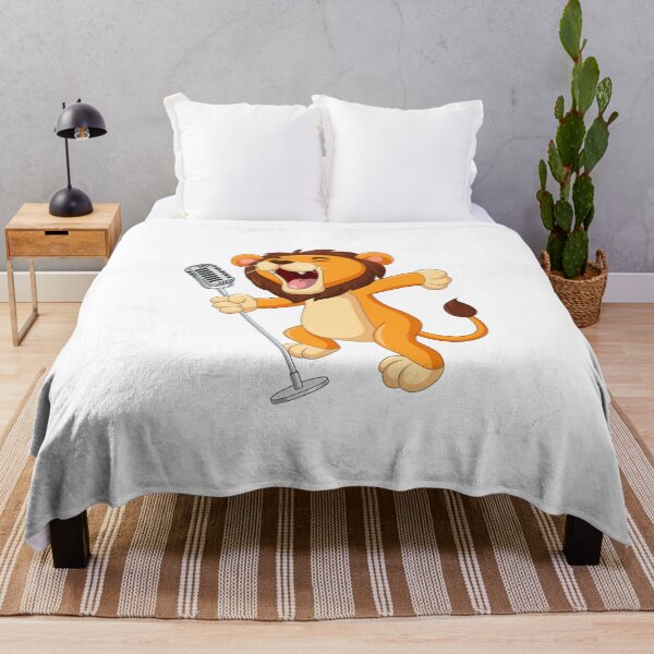 Item preview, SINGER LION CARTOON designed and sold by SudeeshArt.