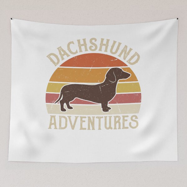 Item preview, Retro Dachshund Adventures | Vintage Outdoor Dog Lover Shirt designed and sold by jgoteiner.