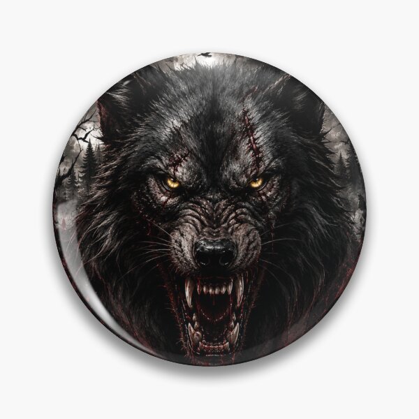 Item preview, Alpha Black Wolf Portrait designed and sold by PatternFly.