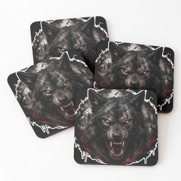 Item preview, Alpha Black Wolf Portrait designed and sold by PatternFly.