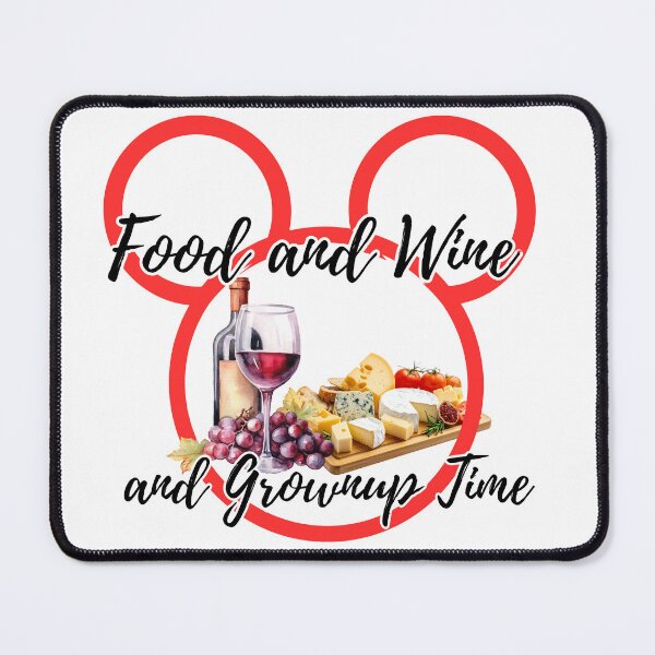Item preview, Food and Wine at the Mouses House Essential T-Shirt designed and sold by PegLeg-Montys.