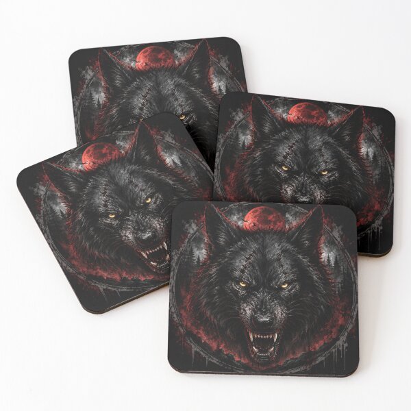 Item preview, Alpha Black Wolf Portrait designed and sold by PatternFly.