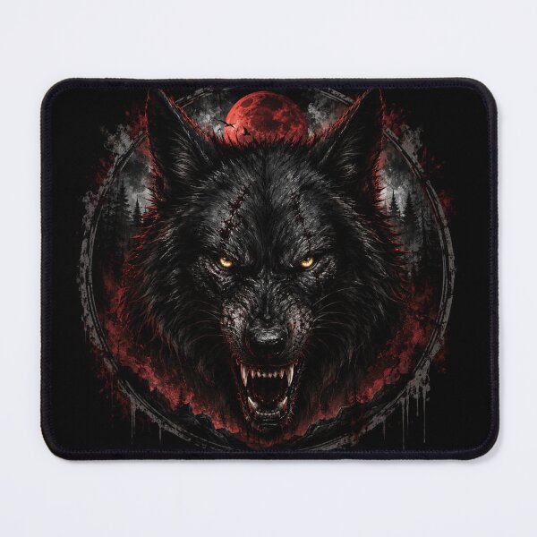 Item preview, Alpha Black Wolf Portrait designed and sold by PatternFly.