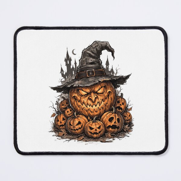 Item preview, Spooky Witch Hat Jack-o'-lantern Patch designed and sold by Steele-Art.