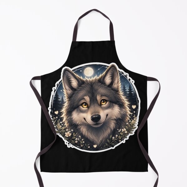 Item preview, Adorable Wolf Forest Portrait designed and sold by PatternFly.