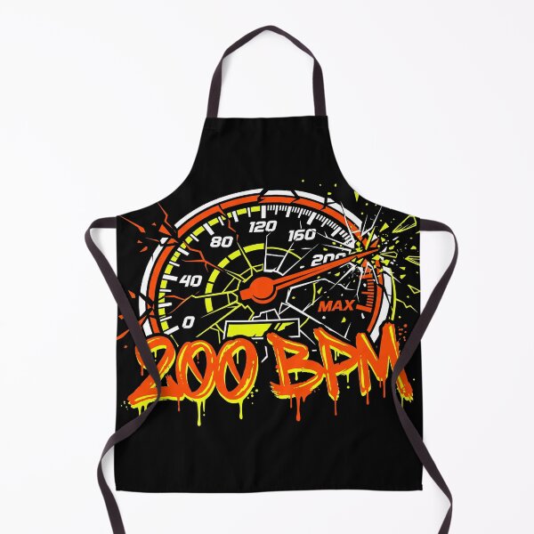 Item preview, 200 BPM Uptempo Hardcore Techno Rave Speedometer designed and sold by SPAZE-Typo.