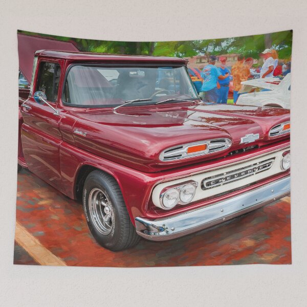 Item preview, 1961 Red Chevy Pick Up Truck Apache 10 Series 110  designed and sold by RichFrancoCars.