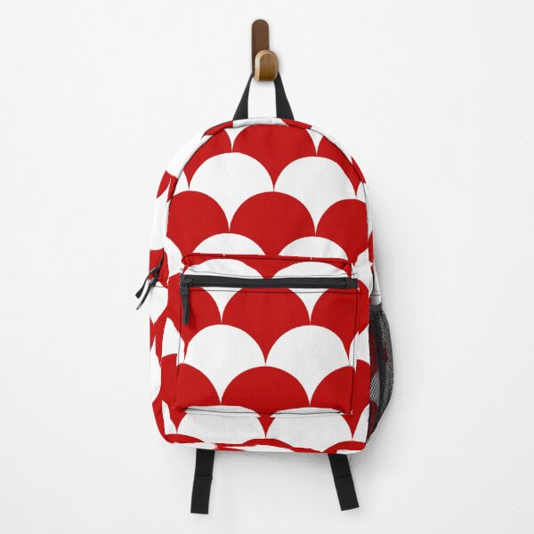 Item preview, Lovely Red Scallops designed and sold by longneckgoosie.