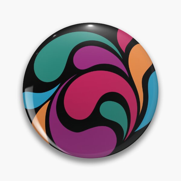 Item preview, ​Vibrant Retro Abstract Paisley Floral Pattern.? designed and sold by Jyoti-Quotes.
