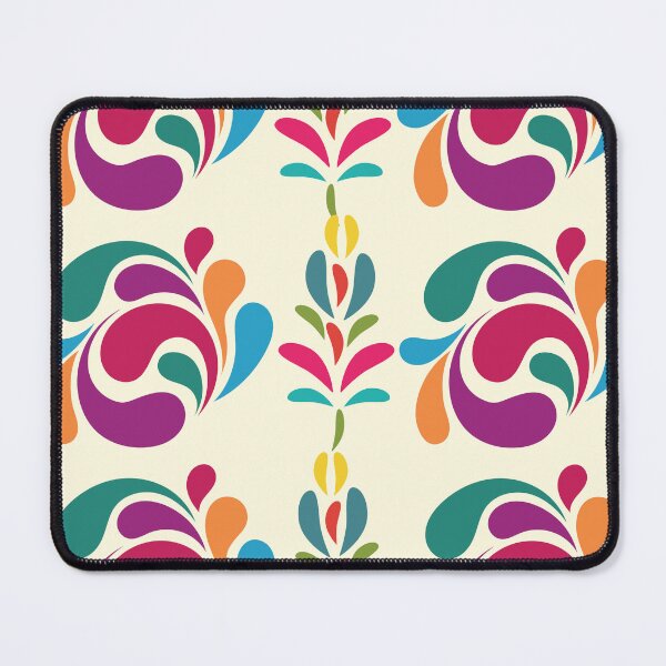 Item preview, ​Vibrant Retro Abstract Paisley Floral Pattern.? designed and sold by Jyoti-Quotes.