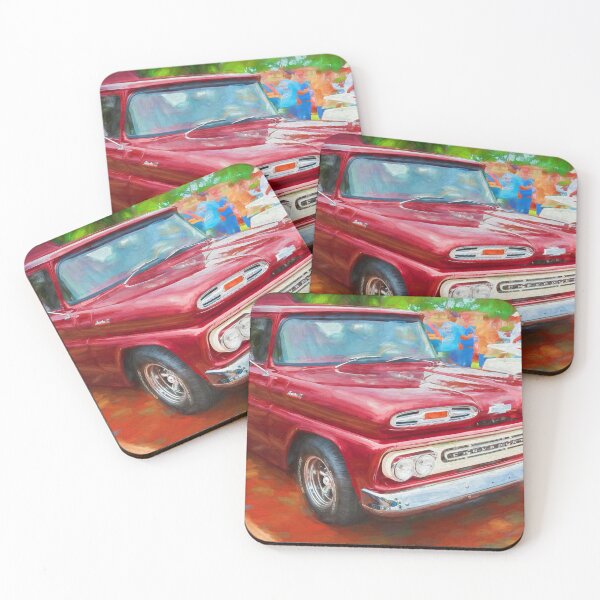 Item preview, Camioneta Chevrolet Apache Serie 10 roja de 1961, modelo 110 designed and sold by RichFrancoCars.