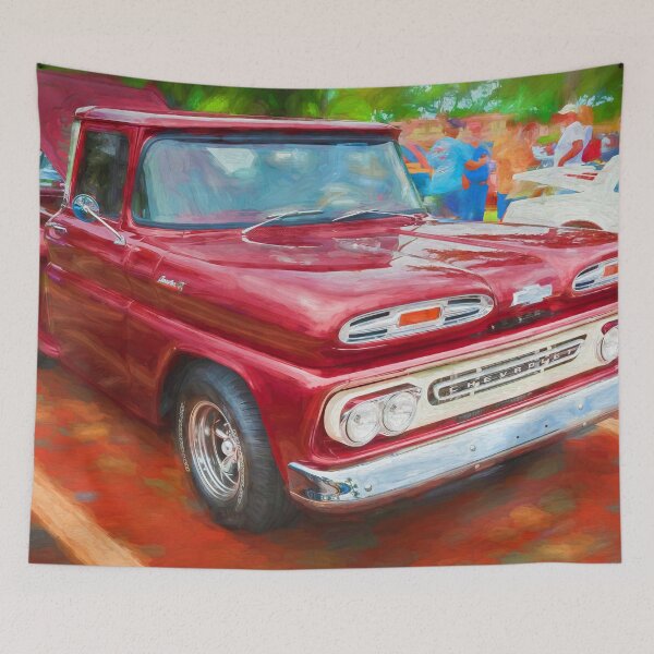 Item preview, 1961 Red Chevy Pick Up Truck Apache 10 Series 110  designed and sold by RichFrancoCars.