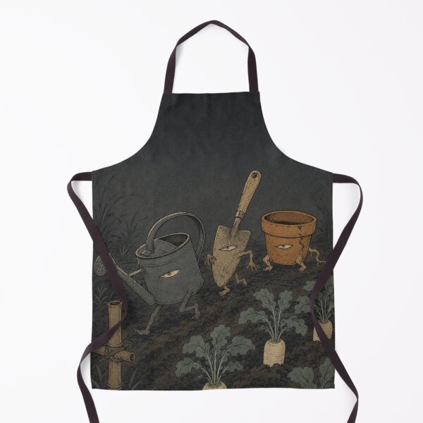 Item preview, Tsukumogami Garden Tools — Haunted Garden No. 3 | Japanese Yokai Woodblock designed and sold by Planthem.