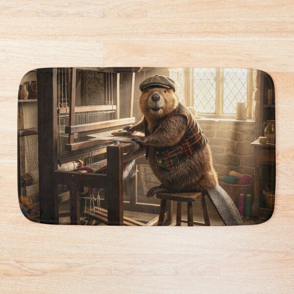 Item preview, Beaver Busy at the Loom Redefines Cottage Industry designed and sold by Tridentulus.