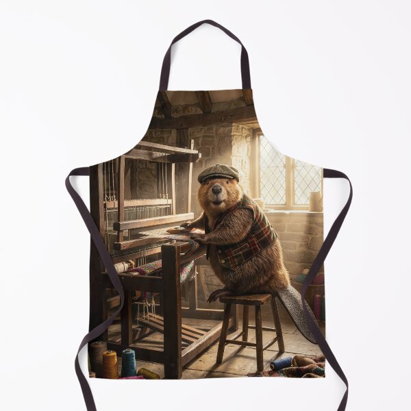 Item preview, Beaver Busy at the Loom Redefines Cottage Industry designed and sold by Tridentulus.