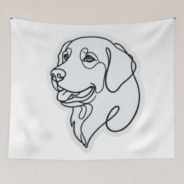 Item preview, Minimalist Golden Retriever designed and sold by Snurly.