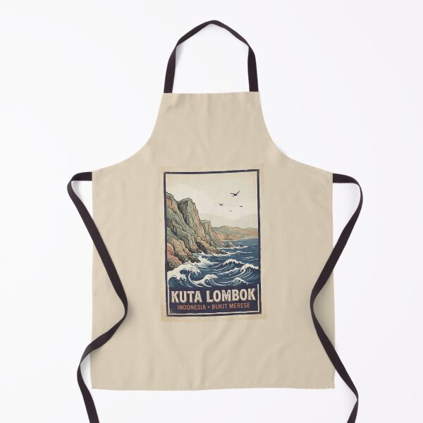 Item preview, Kuta Lombok Merese Hill Woodblock Art designed and sold by DuckOddity.