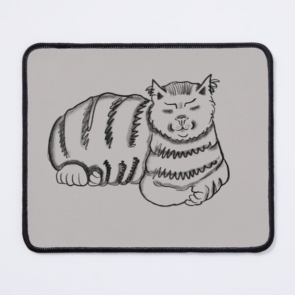 Item preview, Sleepy Tabby Cat Illustration designed and sold by penelopejade.