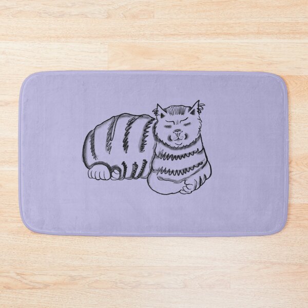 Item preview, Sleepy Tabby Cat Illustration designed and sold by penelopejade.