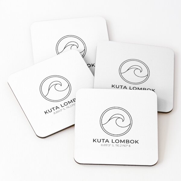 Item preview, Kuta Lombok Minimalist Line Art Wave designed and sold by DuckOddity.