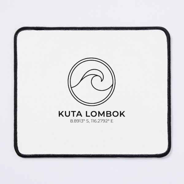 Item preview, Kuta Lombok Minimalist Line Art Wave designed and sold by DuckOddity.