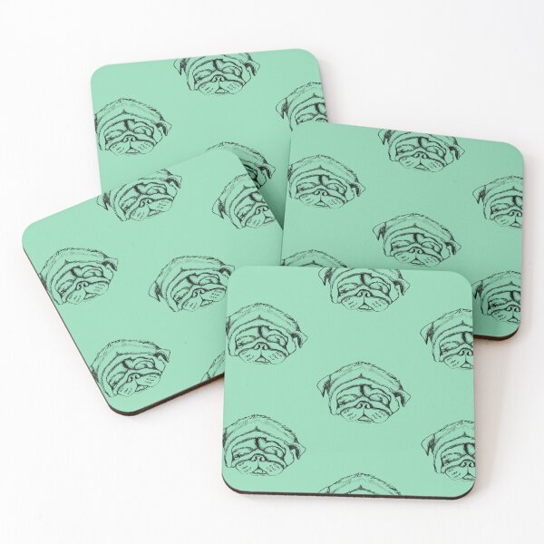 Item preview, Sleepy Pug Sketch designed and sold by penelopejade.