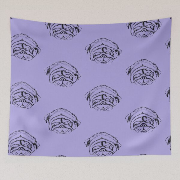 Item preview, Sleepy Pug Sketch designed and sold by penelopejade.