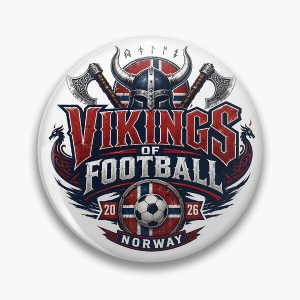 Aperçu de l'œuvre Cadeaux Vikings, logo Vikings, football norvégien, drapeau norvégien créée et vendue par TrueArtVibes.