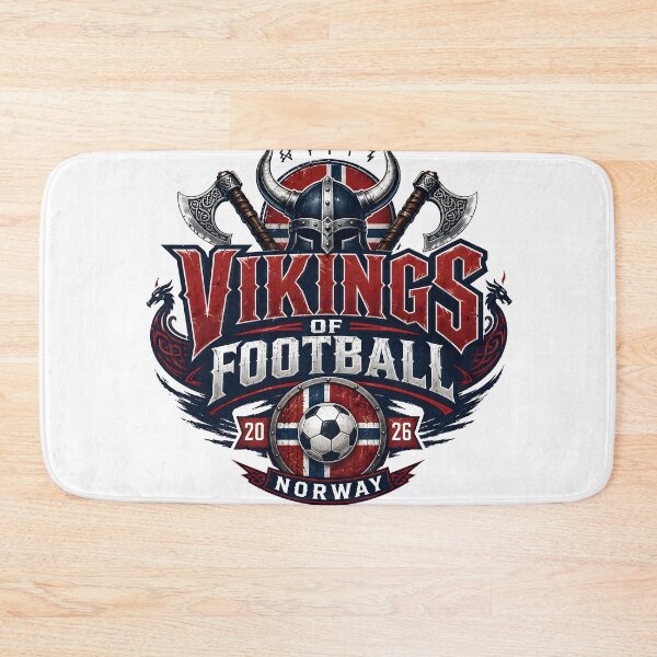 Item preview, vikings gifts, vikings logo, norway soccer, norway football, norwegian flag designed and sold by TrueArtVibes.
