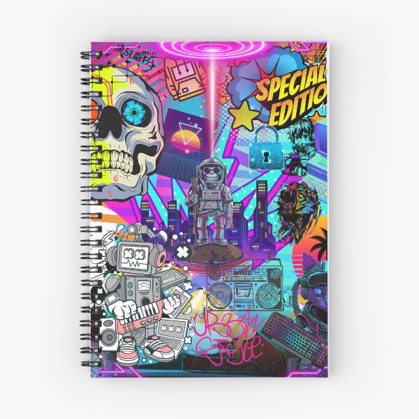 Item preview, Cyberpunk Gamer Stickerbomb Neon Comic Book Pop Art designed and sold by Side By Side Studio.