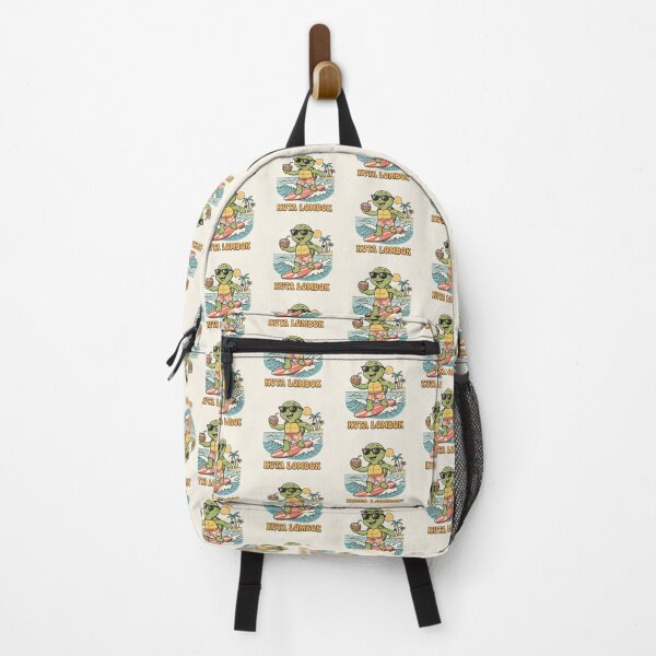 Item preview, Cute Retro Turtle Kuta Lombok Surf Cartoon designed and sold by DuckOddity.